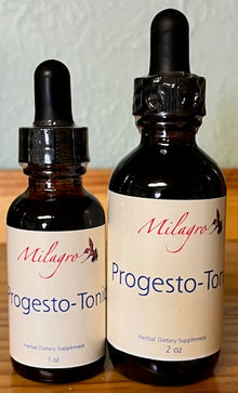 Progesto-Tonic Tincture - Milagro Herbs - Handmade Organic Herbal Remedies & Medicinal Plants