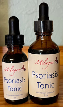 Psoriasis Tonic Tincture - Milagro Herbs - Handmade Organic Herbal Remedies & Medicinal Plants