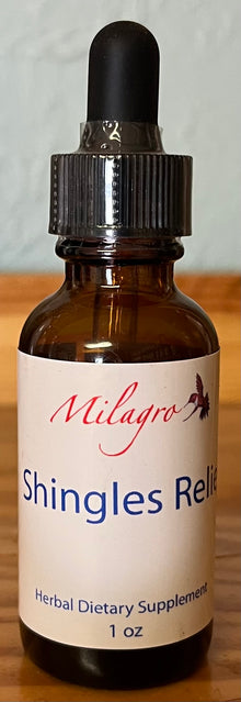 Shingles Relief Tincture 2oz - Milagro Herbs - Handmade Organic Herbal Remedies & Medicinal Plants