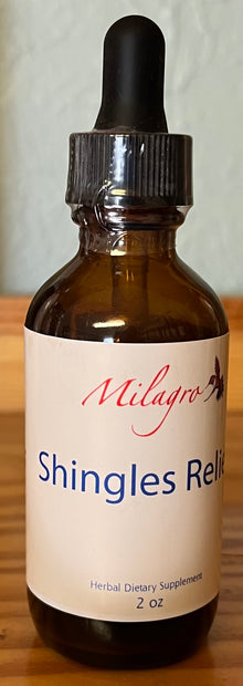 Shingles Relief Tincture 1oz - Milagro Herbs - Handmade Organic Herbal Remedies & Medicinal Plants