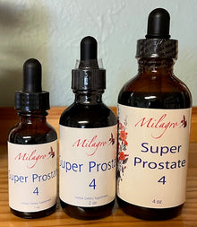 Super Prostate 4 Tincture - Milagro Herbs - Handmade Organic Herbal Remedies & Medicinal Plants