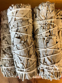 White Sage Smudge Sticks - Milagro Herbs - Handmade Organic Herbal Remedies & Medicinal Plants