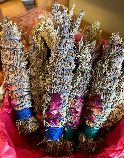 Desert Sage, Juniper, Rosemary, Lavender Smudge Sticks