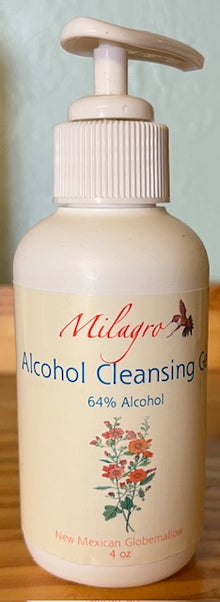 Alcohol Cleansing Gel - Milagro Herbs - Handmade Organic Herbal Remedies & Medicinal Plants