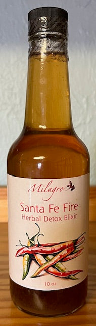 Santa Fe Fire Cider 10oz - Milagro Herbs - Handmade Organic Herbal Remedies & Medicinal Plants