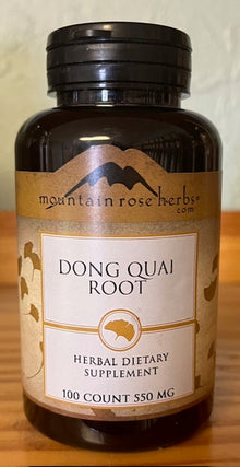 Dong Quai 100 Caps - Organic - Milagro Herbs - Handmade Organic Herbal Remedies & Medicinal Plants