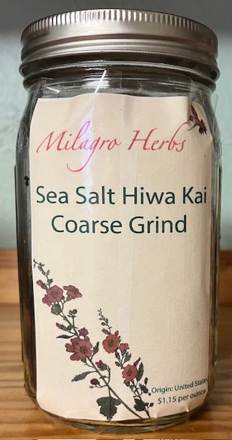 Hiwa Kai (Black) Sea Salt - Coarse