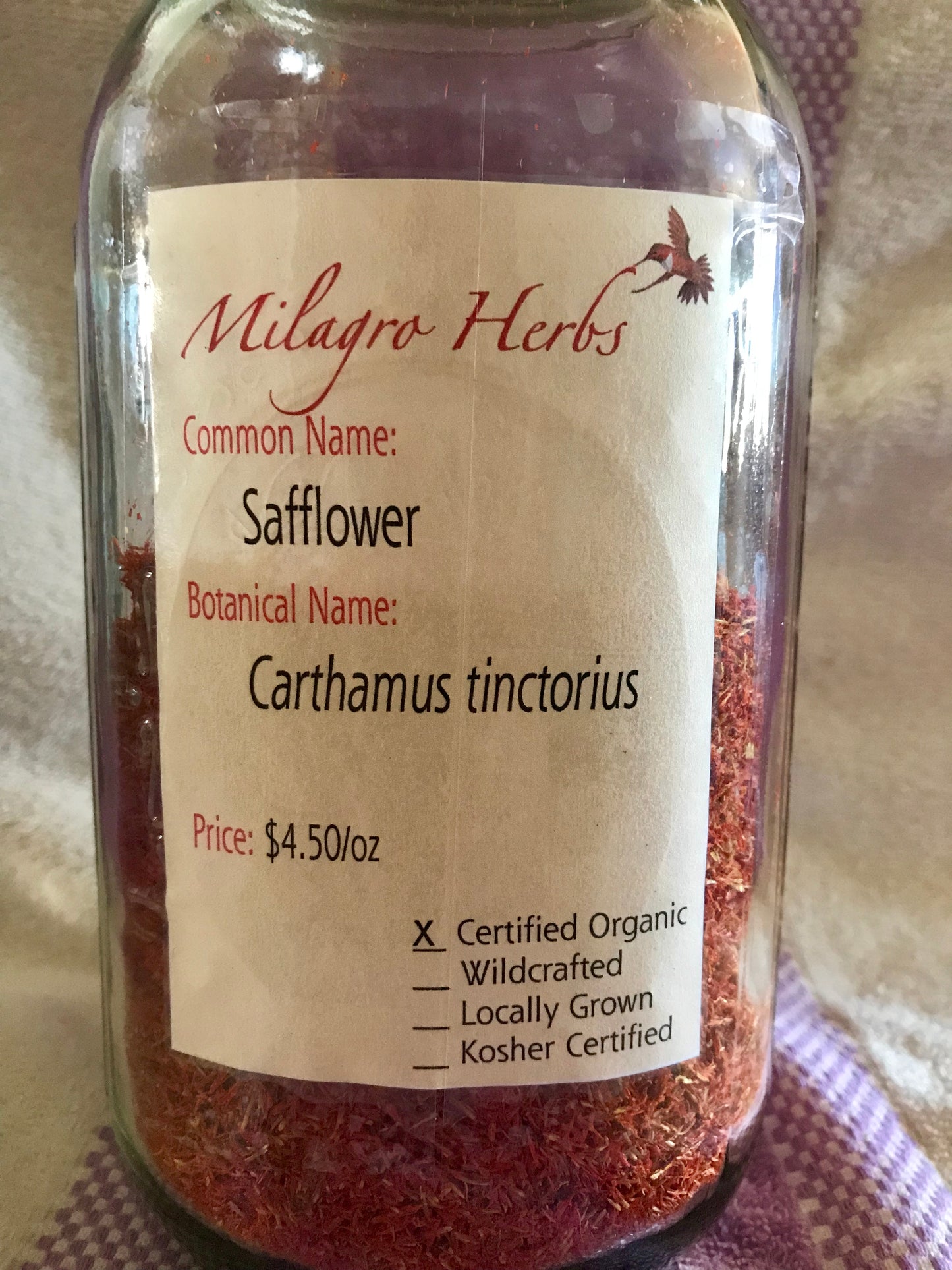 Safflower (Dried)
