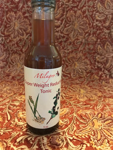 Super Weight Reduction Tonic 5oz - Milagro Herbs - Handmade Organic Herbal Remedies & Medicinal Plants