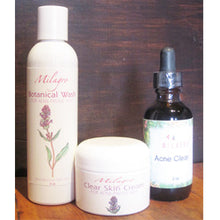 Milagro Companions: ClearSkin Acne Cream, Botanical Wash & Acne Tonic - Milagro Herbs - Handmade Organic Herbal Remedies & Medicinal Plants