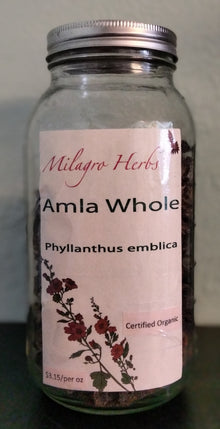 Amla (Dried) - Organic - Milagro Herbs - Handmade Organic Herbal Remedies & Medicinal Plants