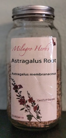 Astragalus Root (Dried) - Organic - Milagro Herbs - Handmade Organic Herbal Remedies & Medicinal Plants