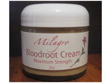 Bloodroot Cream Maximum Strength - Milagro Herbs - Handmade Organic Herbal Remedies & Medicinal Plants