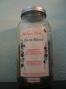 Bone Blend Tea - Organic - Milagro Herbs - Handmade Organic Herbal Remedies & Medicinal Plants
