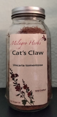 Cat's Claw (Dried) - Wildcrafted - Milagro Herbs - Handmade Organic Herbal Remedies & Medicinal Plants