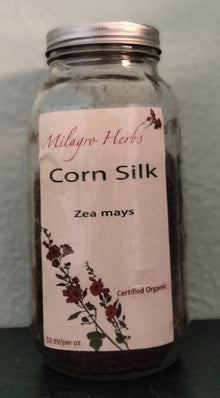 Cornsilk (Dried) - Organic - Milagro Herbs - Handmade Organic Herbal Remedies & Medicinal Plants