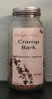 Cramp Bark (Dried) - Wildcrafted - Milagro Herbs - Handmade Organic Herbal Remedies & Medicinal Plants