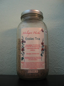 Essiac Tea - Organic - Milagro Herbs - Handmade Organic Herbal Remedies & Medicinal Plants