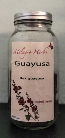 Guayusa (Dried) - Organic - Milagro Herbs - Handmade Organic Herbal Remedies & Medicinal Plants