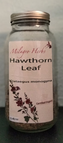 Hawthorn (leaf and flower) (Dried) - Organic - Milagro Herbs - Handmade Organic Herbal Remedies & Medicinal Plants