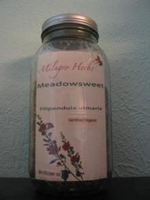 Meadowsweet (Dried) - Organic - Milagro Herbs - Handmade Organic Herbal Remedies & Medicinal Plants