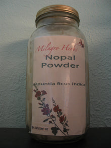 Nopal Powder (Dried) - Organic - Milagro Herbs - Handmade Organic Herbal Remedies & Medicinal Plants