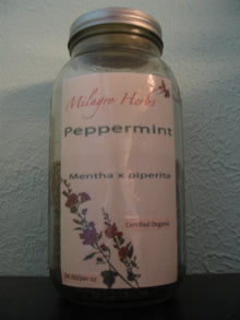 Peppermint (Dried) - Organic - Milagro Herbs - Handmade Organic Herbal Remedies & Medicinal Plants