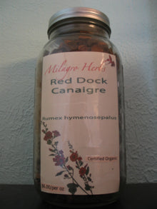 Red Dock (Canaigre) (Dried) - Organic - Milagro Herbs - Handmade Organic Herbal Remedies & Medicinal Plants