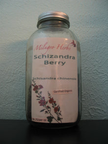 Schisandra Berry (Dried) - Organic - Milagro Herbs - Handmade Organic Herbal Remedies & Medicinal Plants