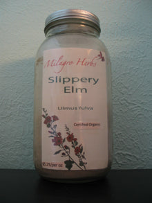 Slippery Elm (Dried) - Organic - Milagro Herbs - Handmade Organic Herbal Remedies & Medicinal Plants