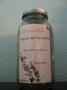 Spearmint (Yerba Buena) (Dried) - Organic - Milagro Herbs - Handmade Organic Herbal Remedies & Medicinal Plants