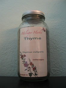 Thyme (Dried) - Organic - Milagro Herbs - Handmade Organic Herbal Remedies & Medicinal Plants