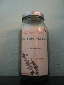 Witch Hazel Leaf (Dried) - Wildcrafted - Milagro Herbs - Handmade Organic Herbal Remedies & Medicinal Plants