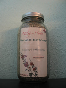 Wood Betony (Dried) - Organic - Milagro Herbs - Handmade Organic Herbal Remedies & Medicinal Plants