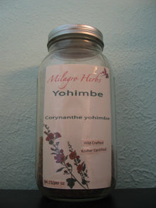Yohimbe (Dried) - Wildcrafted - Milagro Herbs - Handmade Organic Herbal Remedies & Medicinal Plants