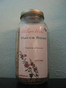 Yucca root (Dried) - Wildcrafted - Milagro Herbs - Handmade Organic Herbal Remedies & Medicinal Plants